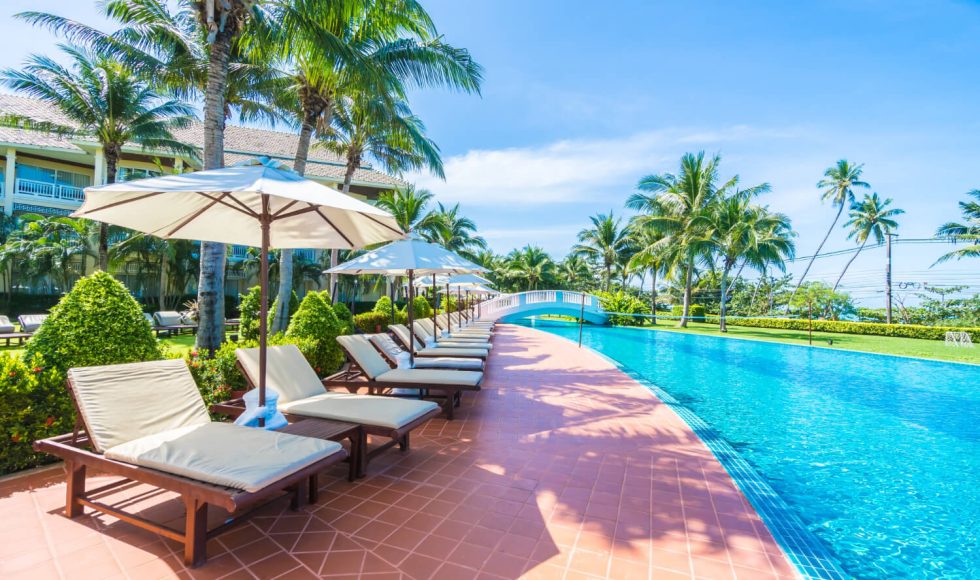 a beachhouse property for vacation home